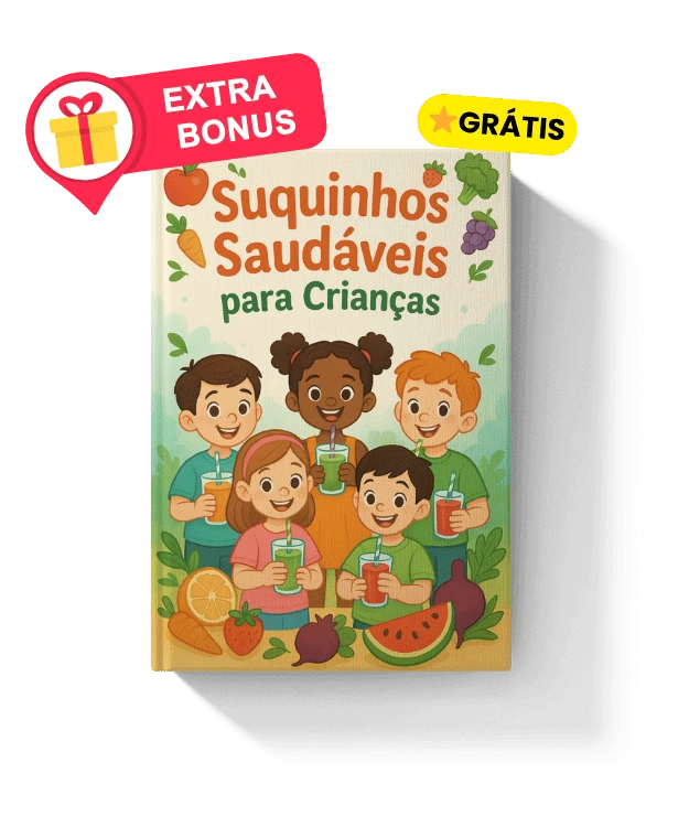 Mockup bônus: Suquinhos Saudáveis e Fáceis de Fazer